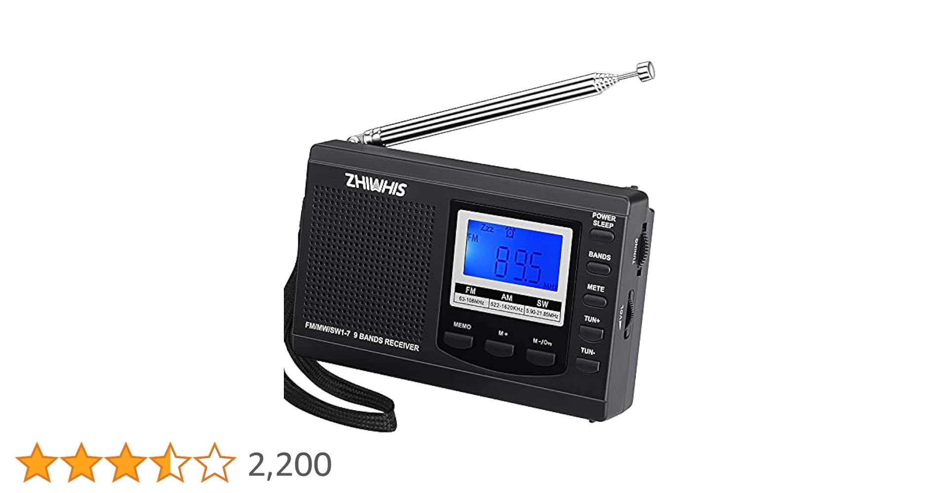 ZHIWHIS ラジオ Amazon.co.jp: ZHIWHIS ラジオ小型 FM/AM/SW/ワイドFM対応 大